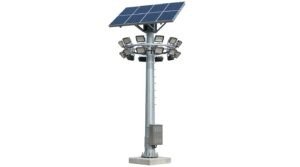 Solar high mast lights