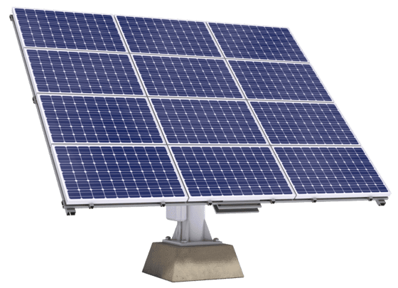 Large scale ground mounted solar farm.